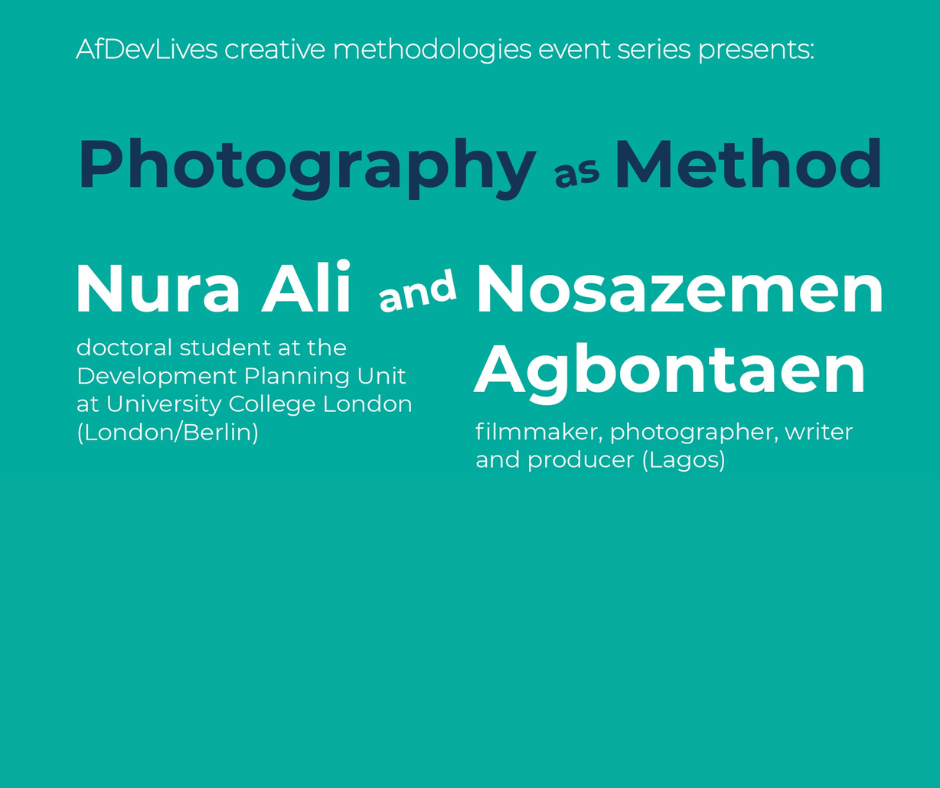 Workshop 'Photography as Method'
